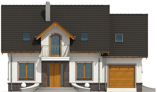Фасад дома EHG-3252-64 Фасад дома EHG-3252-64