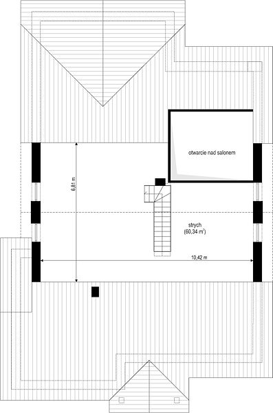 План 2 этажа дома CIH-1259-22 План 2 этажа дома CIH-1259-22