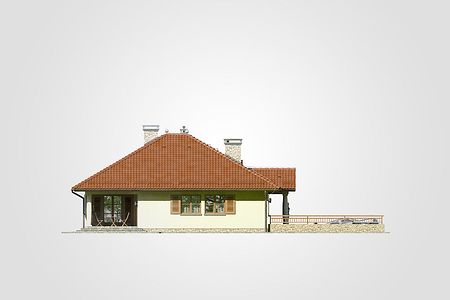 Фасад дома ICF-5132-98 Фасад дома ICF-5132-98