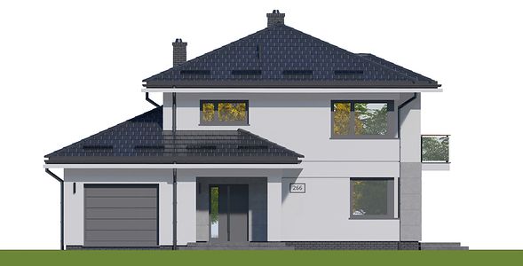 Фасад дома GII-7273-39 Фасад дома GII-7273-39