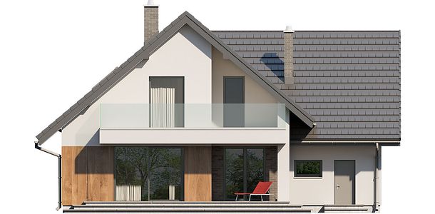 Фасад дома GHF-9695-76 Фасад дома GHF-9695-76