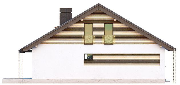 Фасад дома AFH-9329-96 Фасад дома AFH-9329-96