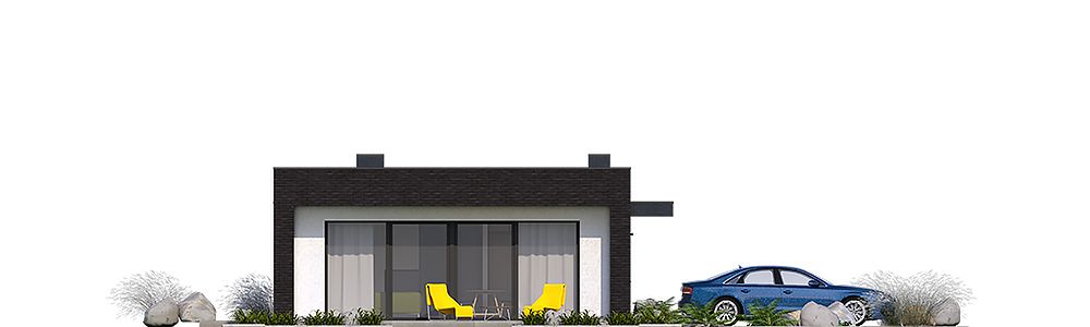 Фасад дома FAF-9725-74 Фасад дома FAF-9725-74