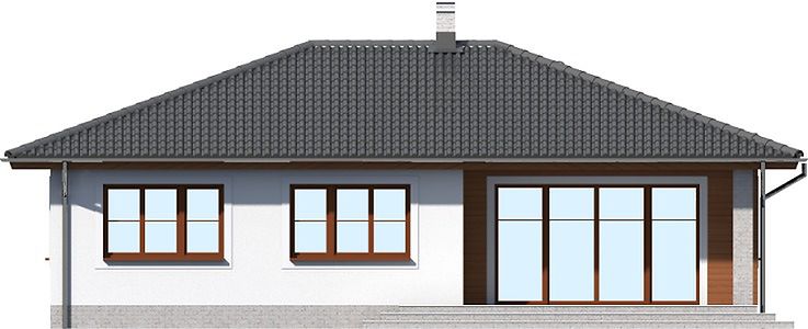 Фасад дома GAE-5498-97 Фасад дома GAE-5498-97