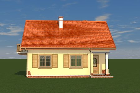 Фасад дома HEB-7729-73 Фасад дома HEB-7729-73