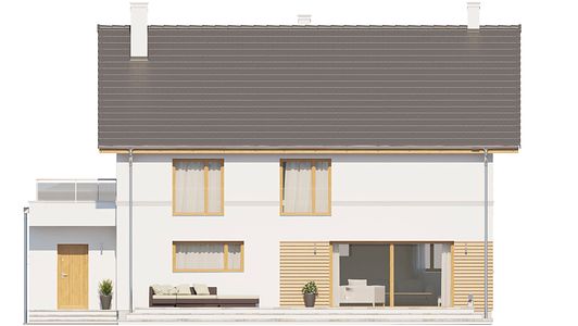 Фасад дома BGH-6496-33 Фасад дома BGH-6496-33