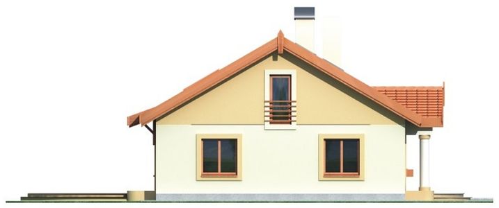 Фасад дома BHG-3743-62 Фасад дома BHG-3743-62