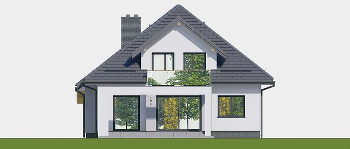Фасад дома DHD-7826-48 Фасад дома DHD-7826-48