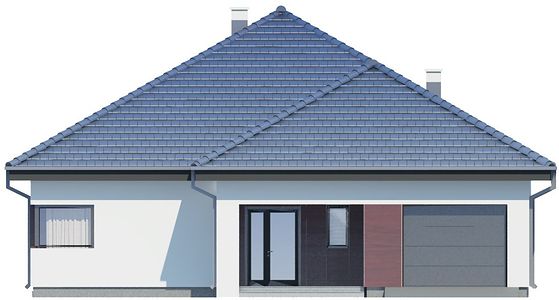 Фасад дома HHD-1626-57 Фасад дома HHD-1626-57
