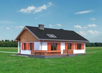 Фасад дома FBH-9317-89 Фасад дома FBH-9317-89