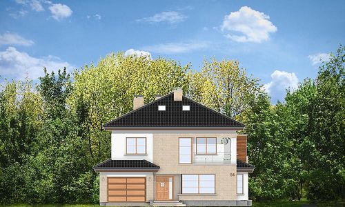 Фасад дома DDC-4337-72 Фасад дома DDC-4337-72