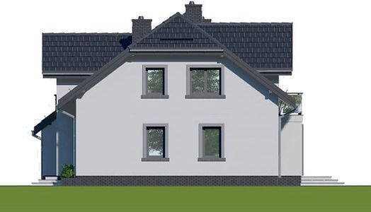 Фасад дома GDI-4135-74 Фасад дома GDI-4135-74