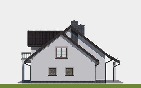 Фасад дома HHF-4462-79 Фасад дома HHF-4462-79