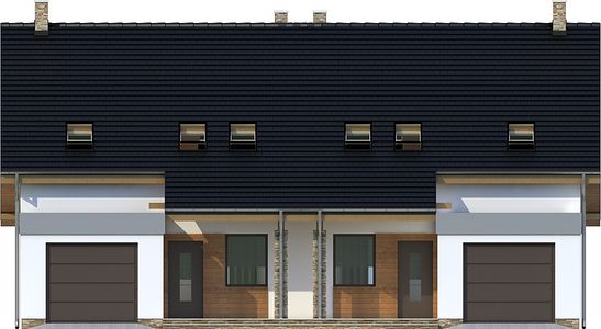 Фасад дома IDB-9864-19 Фасад дома IDB-9864-19