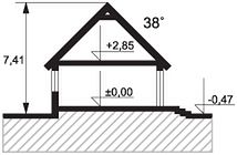 Фасад дома BFA-9628-43 Фасад дома BFA-9628-43