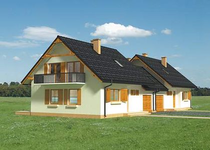 Фасад дома HHA-4577-99 Фасад дома HHA-4577-99