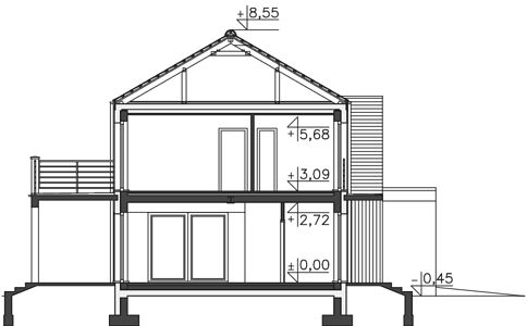 Фасад дома ABG-8433-49 Фасад дома ABG-8433-49