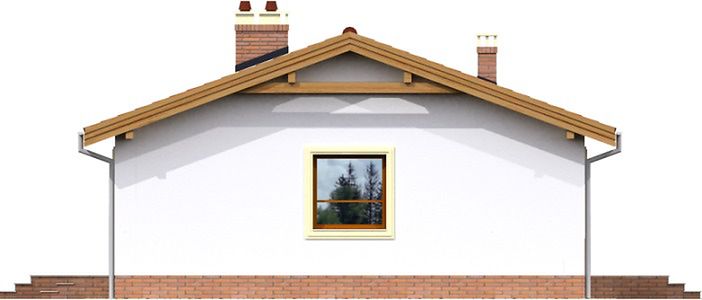 Фасад дома EHD-4598-54 Фасад дома EHD-4598-54