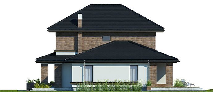 Фасад дома GAD-2697-55 Фасад дома GAD-2697-55