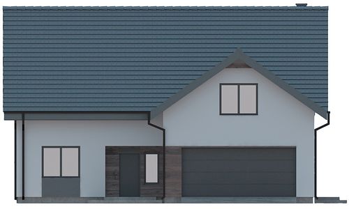 Фасад дома DDD-8357-44 Фасад дома DDD-8357-44