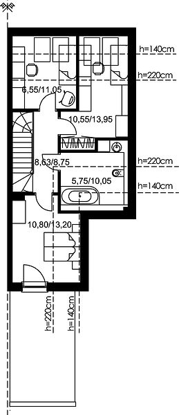 План 2 этажа дома EGH-2231-34 План 2 этажа дома EGH-2231-34