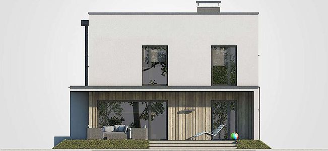 Фасад дома BHH-6953-94 Фасад дома BHH-6953-94