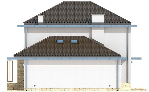 Фасад дома IID-9876-69 Фасад дома IID-9876-69