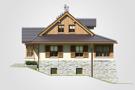 Фасад дома DBE-9617-44 Фасад дома DBE-9617-44