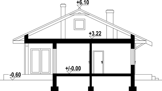 Фасад дома DFH-8323-88 Фасад дома DFH-8323-88