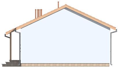 Фасад дома CAD-3369-54 Фасад дома CAD-3369-54