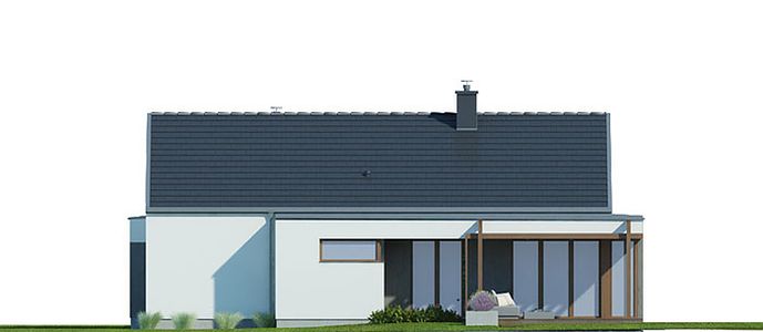 Фасад дома HAA-1445-45 Фасад дома HAA-1445-45